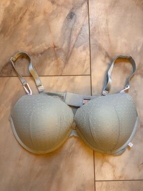 Victoria's Secret Light Baby Blue  Lace Padded push up Bra